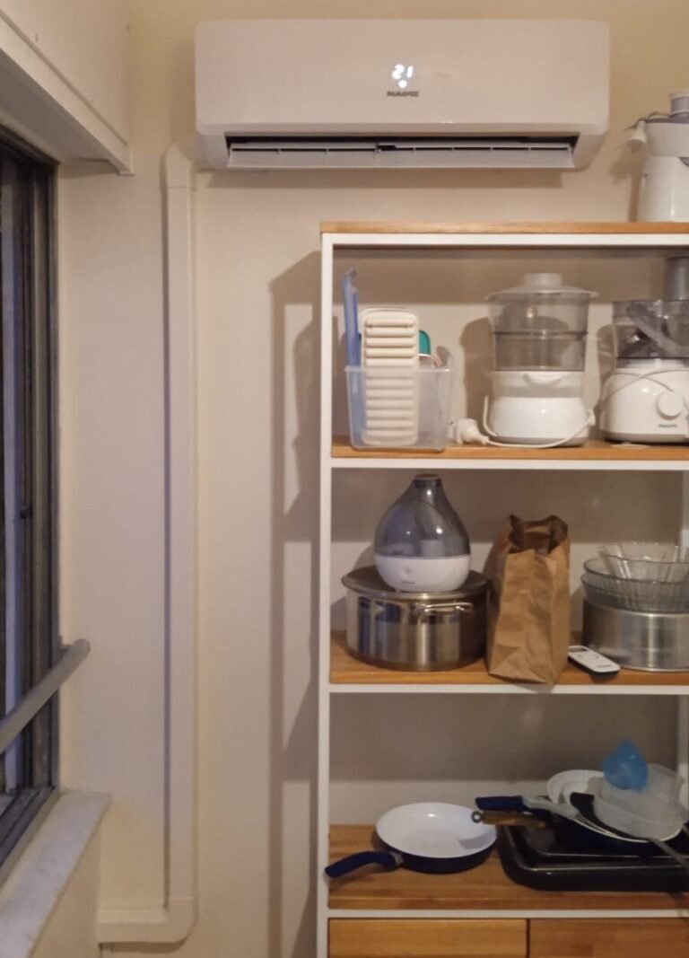 Split instalado en cocina
